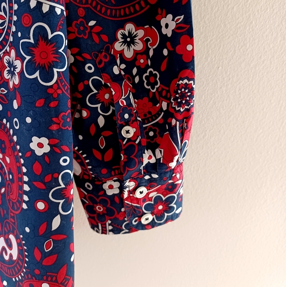 TALBOTS Floral Paisley Shirt, size 1X - Picture 6 of 13